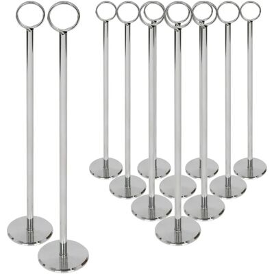 Argon Tableware Porte-Numéro de Table - 30cm (12) Argent - Vaisselle - Publicité Argon Tableware Porte-Numéro de Table - 30cm (12) Argent - Vaisselle - Publicité