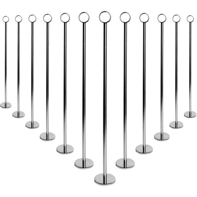 Argon Tableware Table Number Holders - 46cm - Silver Argon Tableware Table Number Holders - 46cm - Silver