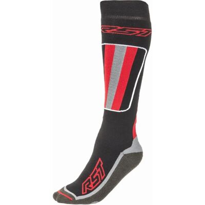 Calcetines RST Tour para moto - Negro Rojo - L XL - Unisex Calcetines RST Tour para moto - Negro Rojo - L XL - Unisex