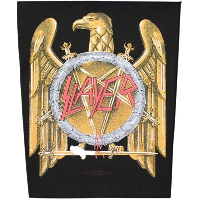 Patch Aigle Doré Slayer - Insigne à Coudre - Publicité Patch Aigle Doré Slayer - Insigne à Coudre - Publicité