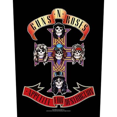 Guns N' Roses Appetite for Destruction Patch Noir - Publicité Guns N' Roses Appetite for Destruction Patch Noir - Publicité