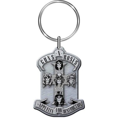 HeyRusty Guns N' Roses Porte-clés - Appetite - Porte-clés - Publicité HeyRusty Guns N' Roses Porte-clés - Appetite - Porte-clés - Publicité