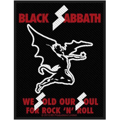Rock Off Black Sabbath Patch pentru cusut - Sold Our Souls - Patch Rock Off Black Sabbath Patch pentru cusut - Sold Our Souls - Patch