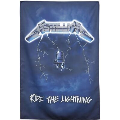 Metallica Ride The Lightning Flagg - Unisex - Flerfärgad Metallica Ride The Lightning Flagg - Unisex - Flerfärgad
