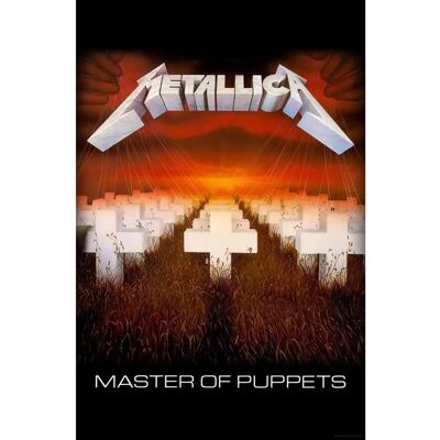 Metallica tekstiilijuliste - Master of Puppets Metallica tekstiilijuliste - Master of Puppets