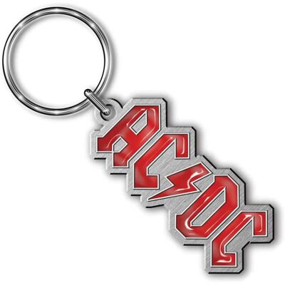 Brelok z Czerwonym Logo AC/DC - Klasyczny Akcesoria Rockowe Brelok z Czerwonym Logo AC/DC - Klasyczny Akcesoria Rockowe