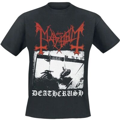 Mayhem Deathcrush - Lyhythihainen T-Paita - Musta - Casual Mayhem Deathcrush - Lyhythihainen T-Paita - Musta - Casual