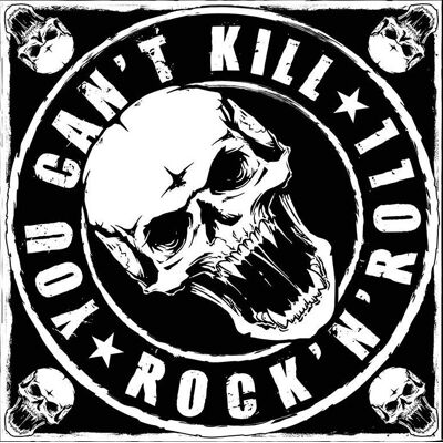 Unisex bandana Plugged Sweden - You Can't Kill Rock N' Roll Unisex bandana Plugged Sweden - You Can't Kill Rock N' Roll