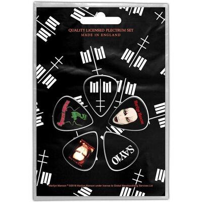 Marilyn Manson MM Plectrum Pack - Plectrum Pack Marilyn Manson MM Plectrum Pack - Plectrum Pack
