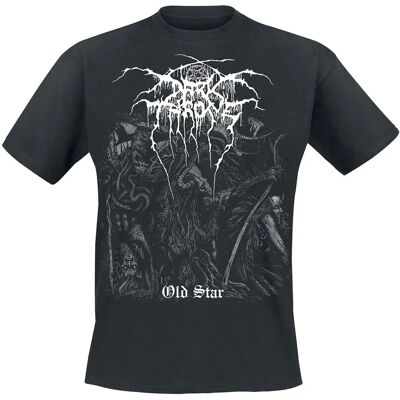 Darkthrone Old Star Sort T-Shirt - Kortærmet - Herre Darkthrone Old Star Sort T-Shirt - Kortærmet - Herre