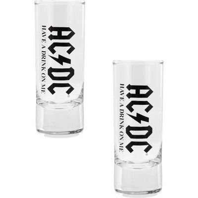 AC/DC Have A Drink On Me Lasistoputkisetti - Unisex AC/DC Have A Drink On Me Lasistoputkisetti - Unisex