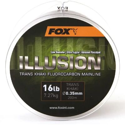FOX Edges Illusion Soft Mainline - 0.350mm 16lb/7.27kg trans khaki - Ligne principale - Publicité FOX Edges Illusion Soft Mainline - 0.350mm 16lb/7.27kg trans khaki - Ligne principale - Publicité