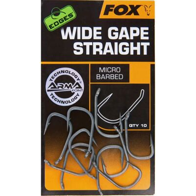 Fox Edges Wide Gape Gerade Haken - Karpfenangeln Fox Edges Wide Gape Gerade Haken - Karpfenangeln