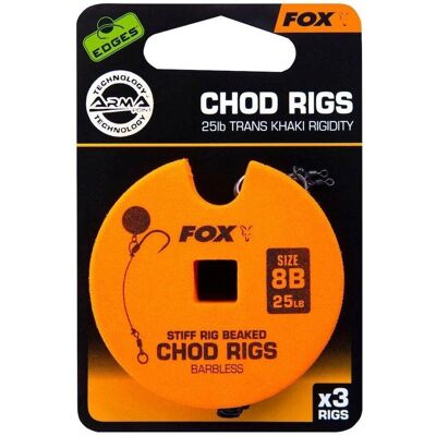 Fox Edges Standard Chod Rig Barbed Dourado - Matériel de Pêche - Publicité Fox Edges Standard Chod Rig Barbed Dourado - Matériel de Pêche - Publicité