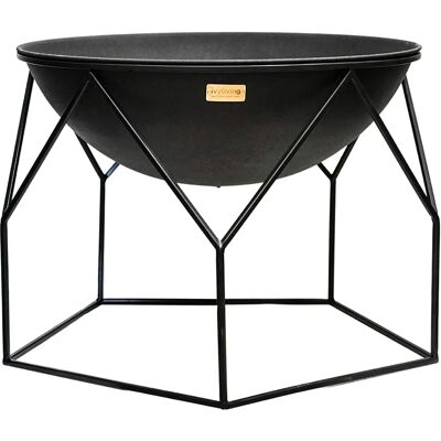Ivyline Outdoor Buckingham Fire Pit - Black - 51cm x 70cm - Fire Pit Ivyline Outdoor Buckingham Fire Pit - Black - 51cm x 70cm - Fire Pit