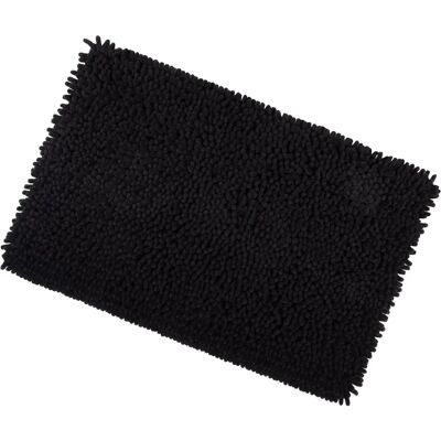 XS-Stock.com Ltd - Absorbent Thick Shaggy Loop Noodle Non Slip - Black - 50x80cm - Bath Mat XS-Stock.com Ltd - Absorbent Thick Shaggy Loop Noodle Non Slip - Black - 50x80cm - Bath Mat