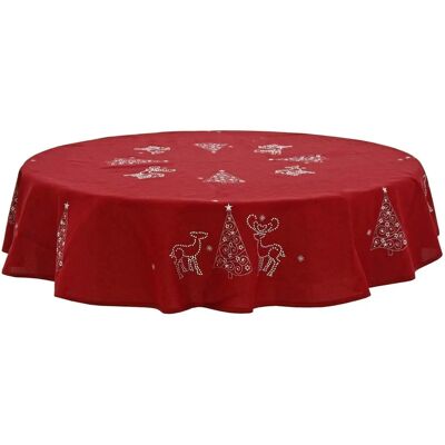 Mr Crimbo - Christmas Tablecloth - Diamante Reindeer - Tablecloth Mr Crimbo - Christmas Tablecloth - Diamante Reindeer - Tablecloth