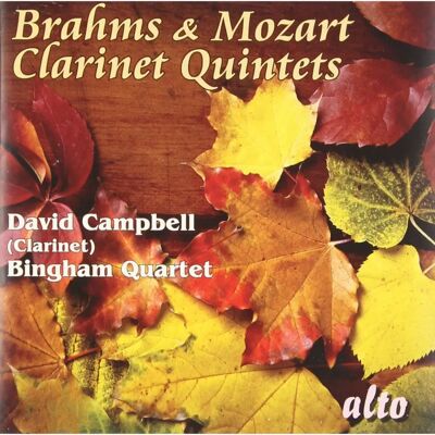 Alto David Campbell - Quintette de clarinette - CD de musique classique Alto David Campbell - Quintette de clarinette - CD de musique classique