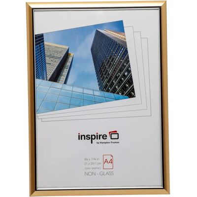 The Photo Album Company Hampton Easyloader Certificate Photo Frame A4 Plexi Gold - Photo Frame The Photo Album Company Hampton Easyloader Certificate Photo Frame A4 Plexi Gold - Photo Frame
