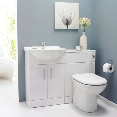 Premier Nuie - Saturn - Round Basin - 1 Tap Hole - WC Unit Premier Nuie - Saturn - Round Basin - 1 Tap Hole - WC Unit