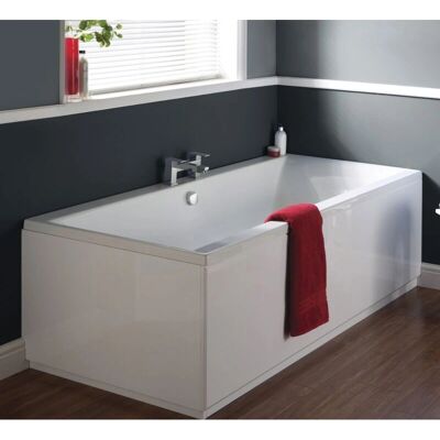 Nuie Asselby Double Ended Rectangular Bath - Bathtub Nuie Asselby Double Ended Rectangular Bath - Bathtub