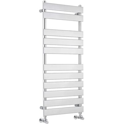 Nuie Piazza Flat Panel Heated Towel Rail - Chrome Nuie Piazza Flat Panel Heated Towel Rail - Chrome