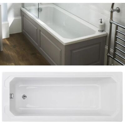 Rak Ceramics Washington Single Ended Bath - Acrylic Rak Ceramics Washington Single Ended Bath - Acrylic