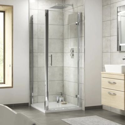 Hudson Reed Pacific Hinged Door Square Shower Enclosure - Shower Enclosure Hudson Reed Pacific Hinged Door Square Shower Enclosure - Shower Enclosure