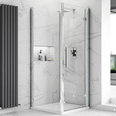 Hudson Reed Apex Hinged Shower Enclosure - 700mm x 700mm - 8mm Glass Hudson Reed Apex Hinged Shower Enclosure - 700mm x 700mm - 8mm Glass