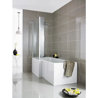 Premier Nuie - Acrylic Square Bath End Panel - 500x700mm - White Premier Nuie - Acrylic Square Bath End Panel - 500x700mm - White