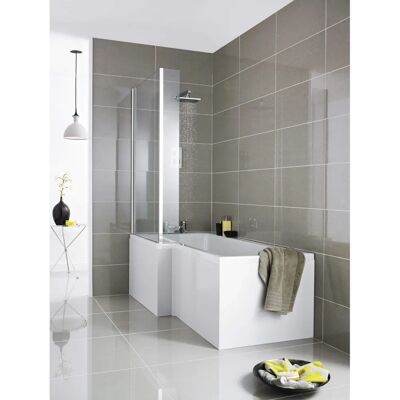 Premier Nuie - Acrylic Square Bath End Panel - 500x700mm - White Premier Nuie - Acrylic Square Bath End Panel - 500x700mm - White