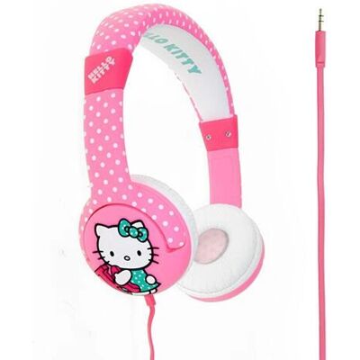 Fones de ouvido com fio OTL Technologies Dotty Kitty Rosa Fones de ouvido com fio OTL Technologies Dotty Kitty Rosa