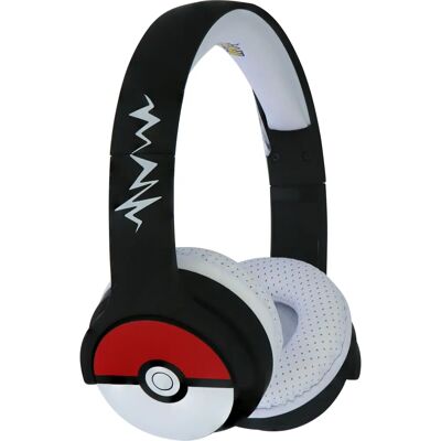 Fones Pokémon PK0725 - Sem fio, Infantil, Preto, Vermelho, Branco Fones Pokémon PK0725 - Sem fio, Infantil, Preto, Vermelho, Branco
