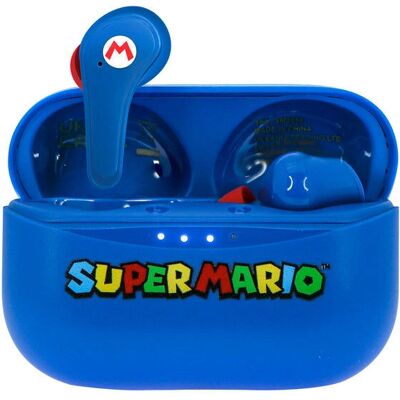 OTL Nintendo Super Mario AZUL TWS fones de ouvido OTL Nintendo Super Mario AZUL TWS fones de ouvido
