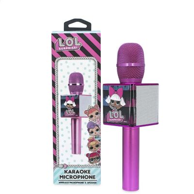 LOL Roze Draadloze Karaoke Microfoon - Microfoon, Luidspreker, Voice Recorder, Bluetooth LOL Roze Draadloze Karaoke Microfoon - Microfoon, Luidspreker, Voice Recorder, Bluetooth
