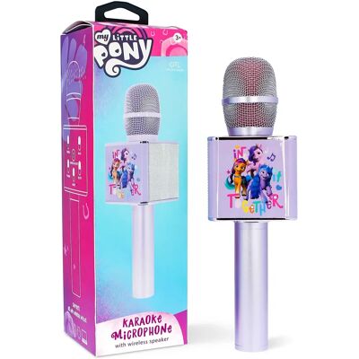 Microphone de Karaoké Bluetooth My Little Pony - Micro, Haut-parleur, Enregistreur vocal Microphone de Karaoké Bluetooth My Little Pony - Micro, Haut-parleur, Enregistreur vocal