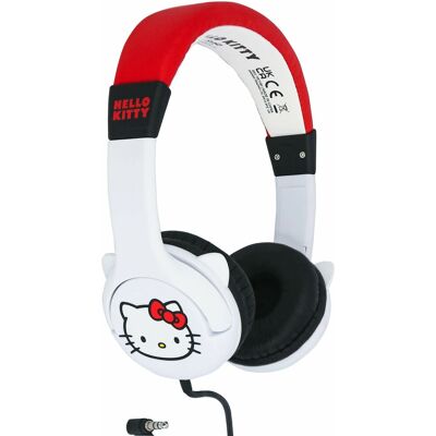 Hello Kitty Wired Headphones - Safe Volume, Adjustable, for Kids Hello Kitty Wired Headphones - Safe Volume, Adjustable, for Kids