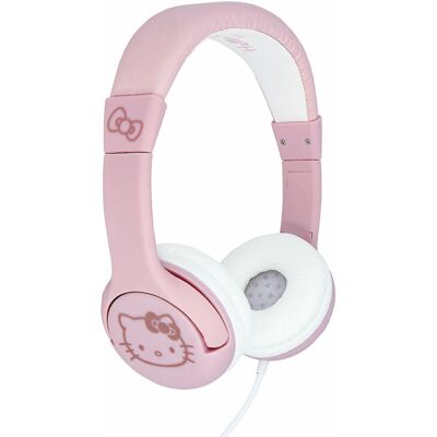 OTL Technologies Hello Kitty Kinder-Kabelkopfhörer - Rosa, Roségold, Weiß - Kopfbügel, Lautstärkebegrenzung OTL Technologies Hello Kitty Kinder-Kabelkopfhörer - Rosa, Roségold, Weiß - Kopfbügel, Lautstärkebegrenzung