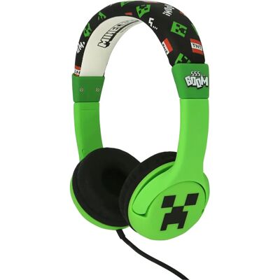 OTL Technologies Groene Minecraft Hoofdtelefoon voor Kinderen OTL Technologies Groene Minecraft Hoofdtelefoon voor Kinderen