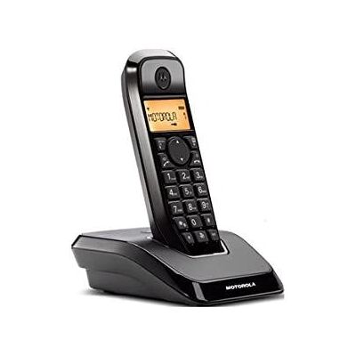 Motorola S1201 DECT Telefoon - Oproep ID, Zwart Motorola S1201 DECT Telefoon - Oproep ID, Zwart