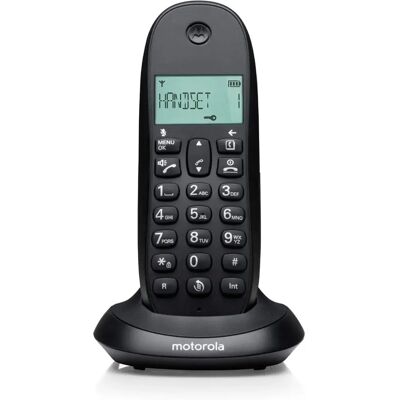 Téléphone sans fil Motorola C1001 - Mode Éco - 50 Contacts - Publicité Téléphone sans fil Motorola C1001 - Mode Éco - 50 Contacts - Publicité