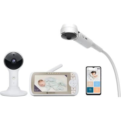 Motorola Baby Monitor VM65X - WiFi Video with Flexible Crib Mount - 5" Motorola Baby Monitor VM65X - WiFi Video with Flexible Crib Mount - 5"