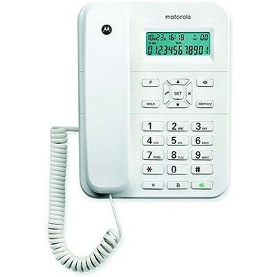 Motorola CT202 - LCD, Bluetooth, Bianco - Telefono fisso Motorola CT202 - LCD, Bluetooth, Bianco - Telefono fisso