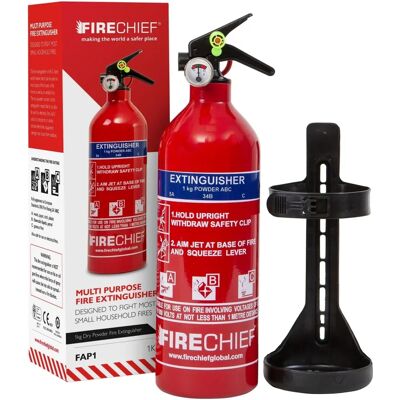 Firechief FAP1 1kg Powder Fire Extinguisher - Fire Extinguisher Firechief FAP1 1kg Powder Fire Extinguisher - Fire Extinguisher