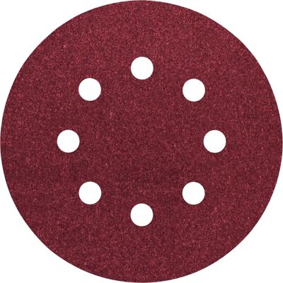 Disques abrasifs Bosch 2608605643 - 8 trous, Grain P120, 125mm - Publicité Disques abrasifs Bosch 2608605643 - 8 trous, Grain P120, 125mm - Publicité