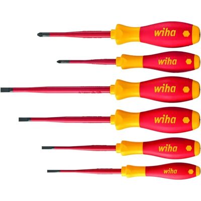 Wiha WHA-36455 Schroevendraaier Set - SoftFinish SlimFix Wiha WHA-36455 Schroevendraaier Set - SoftFinish SlimFix