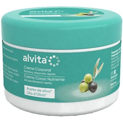 Crema Corpo Nutriente all'Olio d'Oliva Alvita Crema Corpo Nutriente all'Olio d'Oliva Alvita