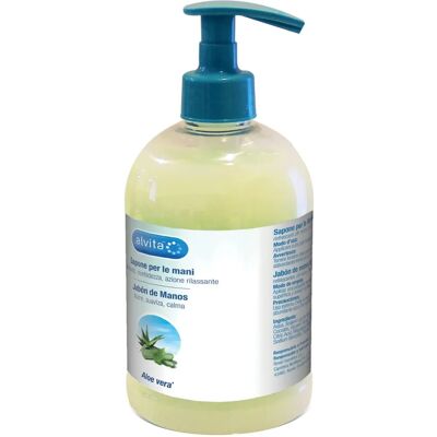 Sapone Mani Aloe Vera Alvita - Detergente per mani e corpo Sapone Mani Aloe Vera Alvita - Detergente per mani e corpo