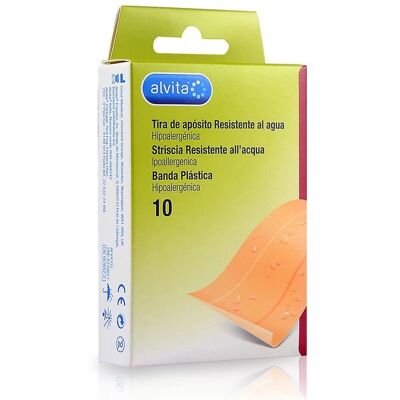 Cerotto Impermeabile Alvita - 10x6cm - 10 Pezzi Cerotto Impermeabile Alvita - 10x6cm - 10 Pezzi