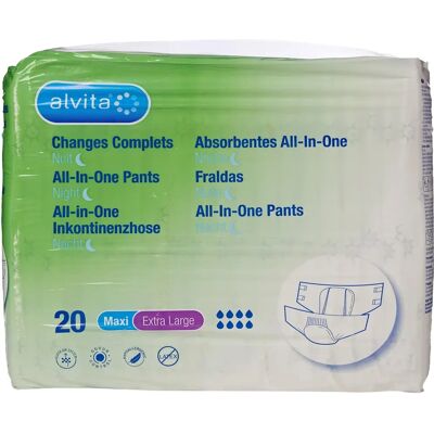 Alvita Inkontinenz-Absorberende Hosen - Inkontinenz-Absorberende Hosen Alvita Inkontinenz-Absorberende Hosen - Inkontinenz-Absorberende Hosen